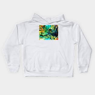 Emerald Sea Digital Kids Hoodie